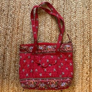 Vera Bradley Red Quilted Bag